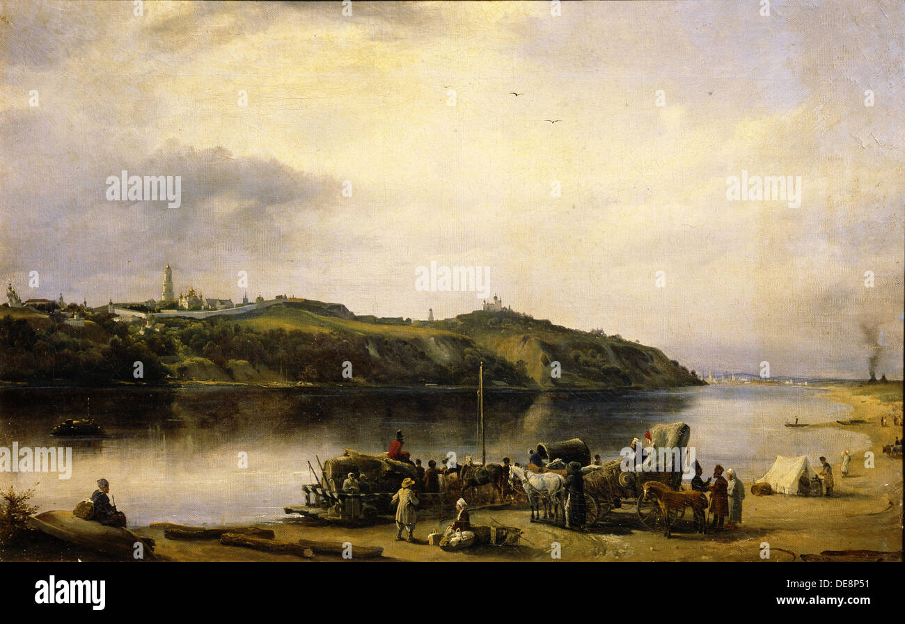 Kiev, 1839. Artista: Shternberg, Vassili Ivanovic (1818-1845) Foto Stock