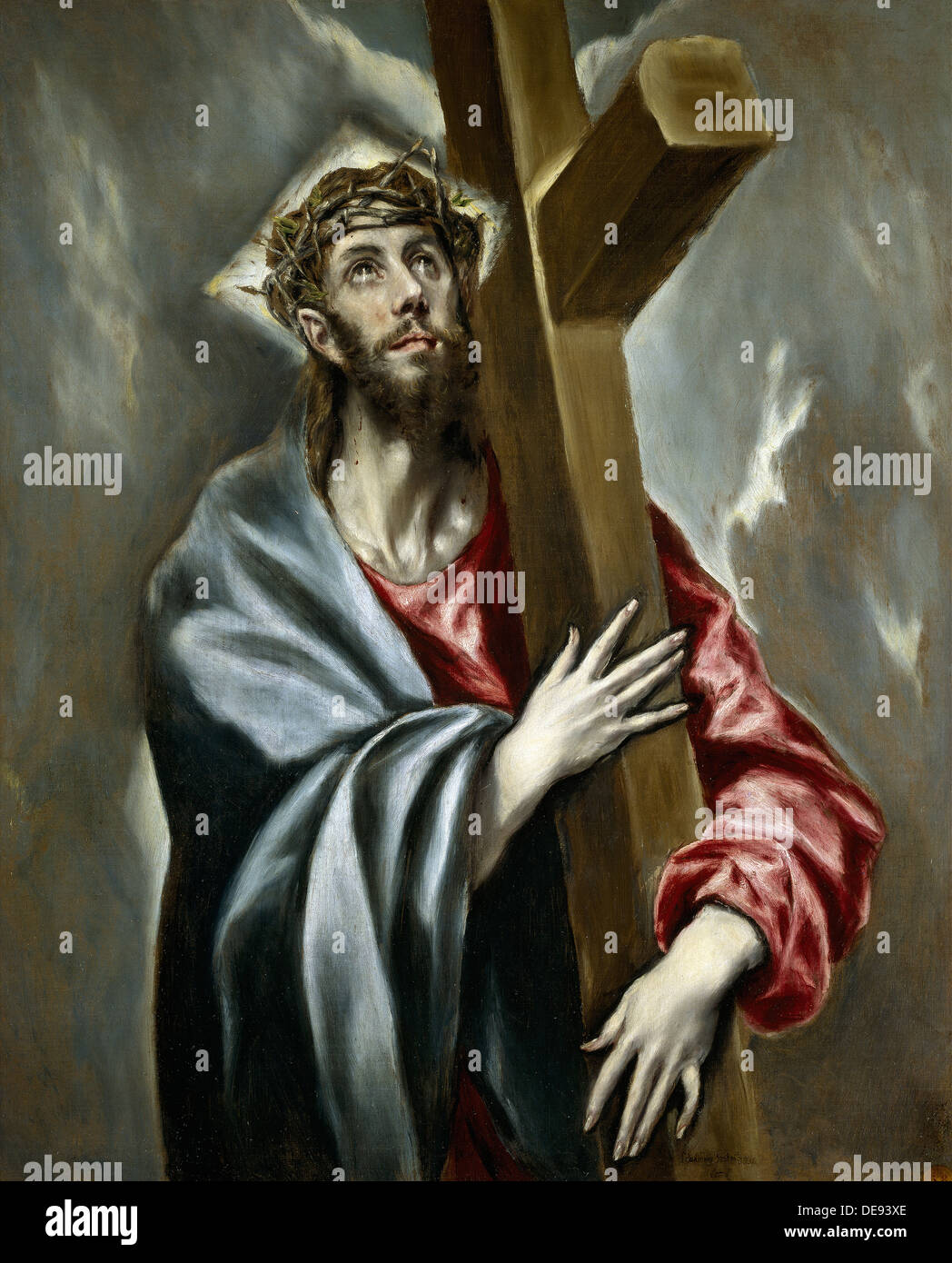 Cristo che porta la croce, ca 1602. Artista: El Greco, Dominico (1541-1614) Foto Stock