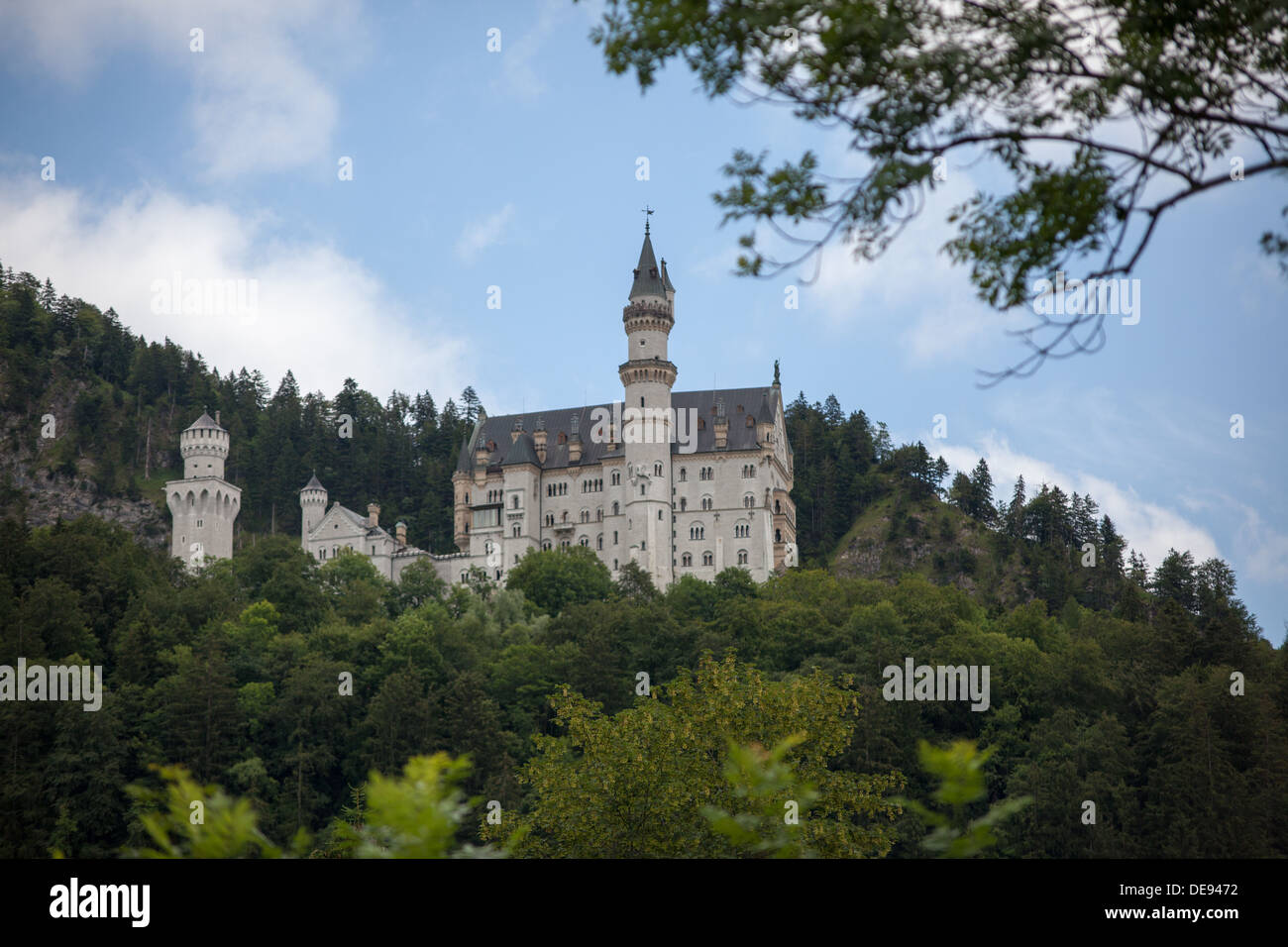 Il Castello di Neuschwanstein Foto Stock