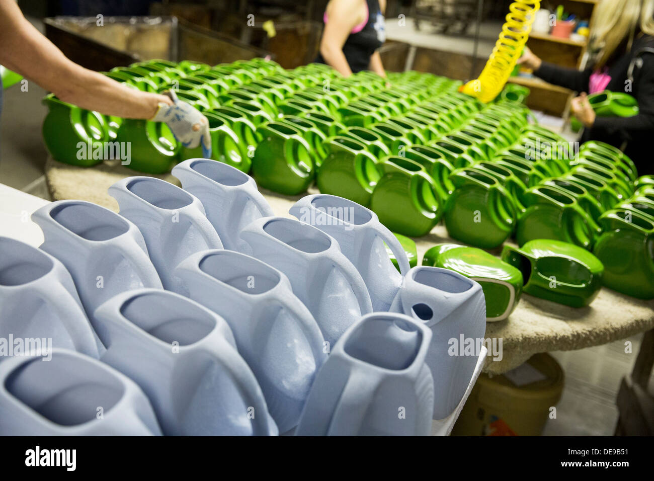 La fabbrica di Homer Laughlin China Company. Creatori di Fiesta posateria. Foto Stock