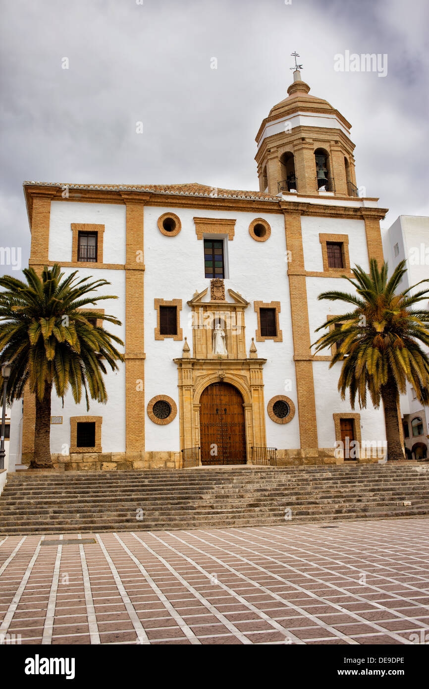 La Iglesia de Nuestra Senora de la Merced a Ronda, Andalusia, Spagna. Foto Stock