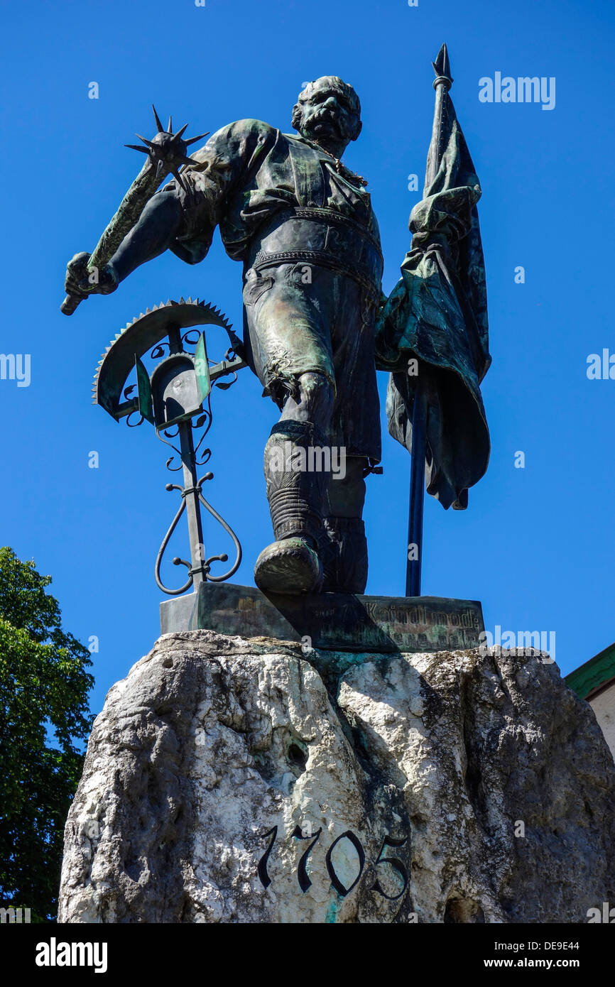 Monumento, Smith di Kochel, Baviera, Germania, Europa Foto Stock