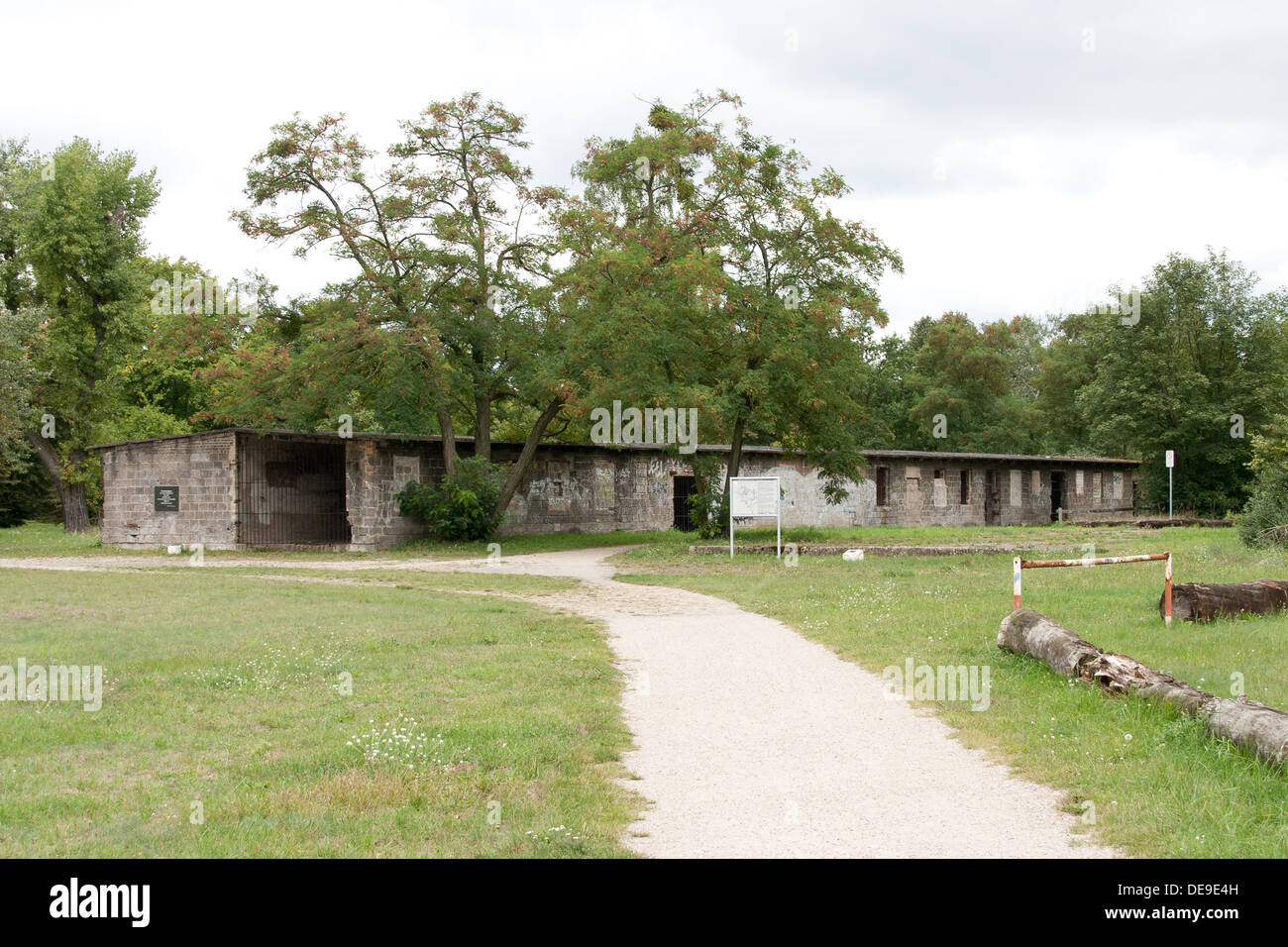 Il campo di concentramento a Falkensee - un satellite camp di Sachsenhausen vicino a Berlino Germania Foto Stock