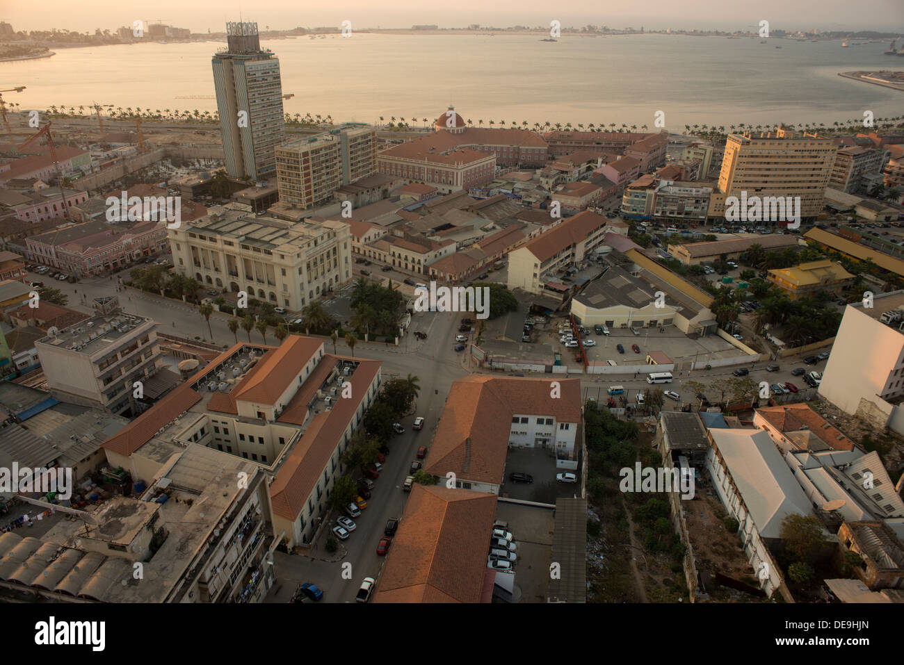 Vista aerea di Luanda Foto Stock