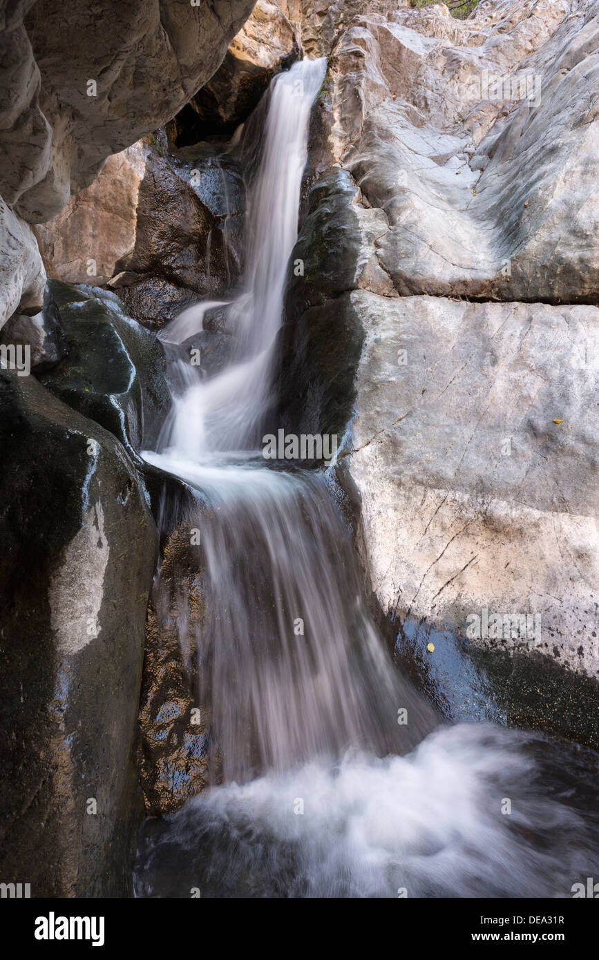 Cascata su Cherry Creek in Hells Canyon, Oregon. Foto Stock