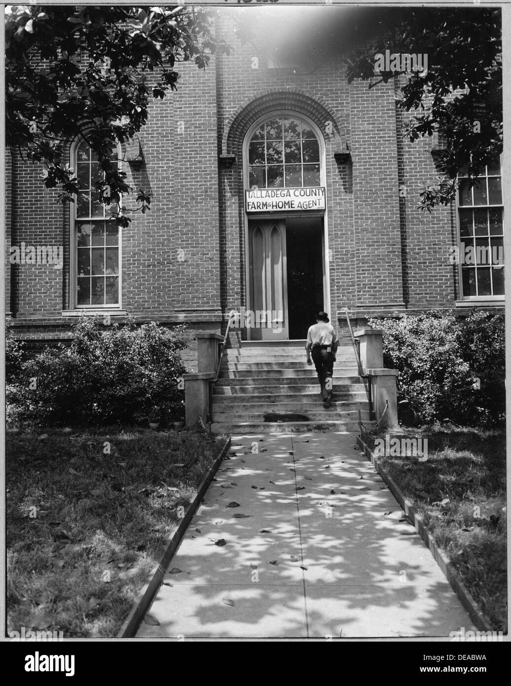 L'ufficio agente della contea di Talladega, Coosa Valley, Alabama, funge da centro agricolo e di risorse comunitarie per la regione, offrendo servizi ai residenti locali. Foto Stock