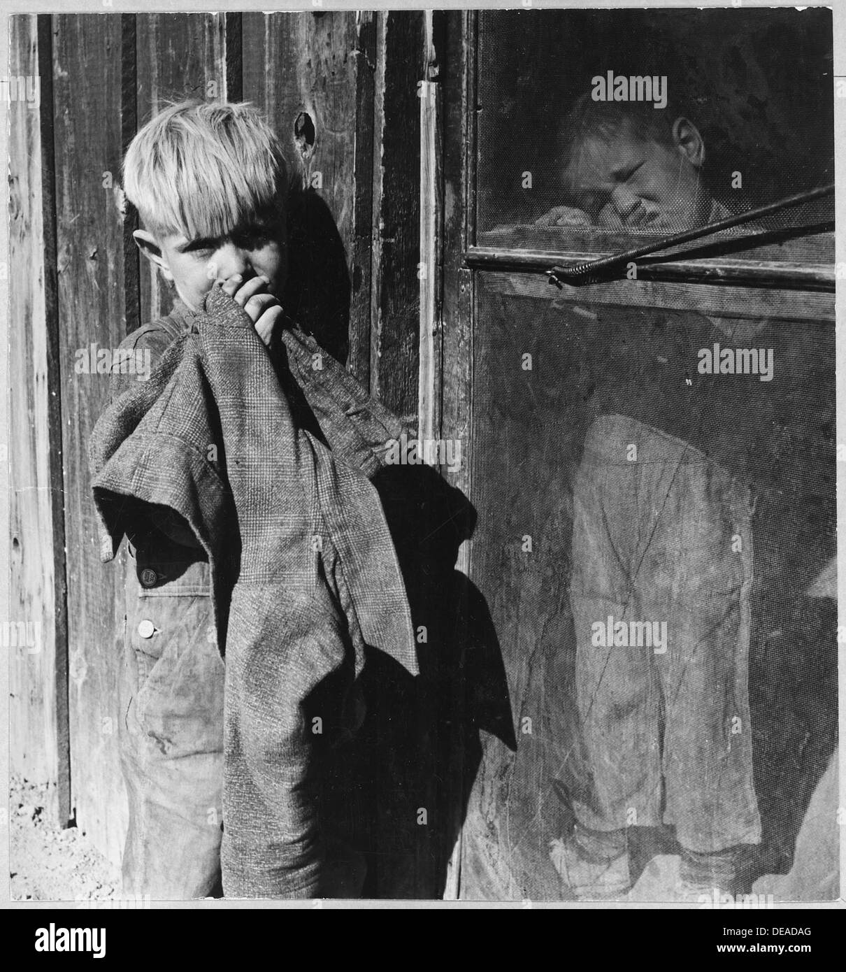 Una fotografia del distretto di Eloy nella contea di Pinal, Arizona, che mostra i bambini in un campo di raccolta del cotone, illustrando le condizioni di lavoro del tempo. Foto Stock