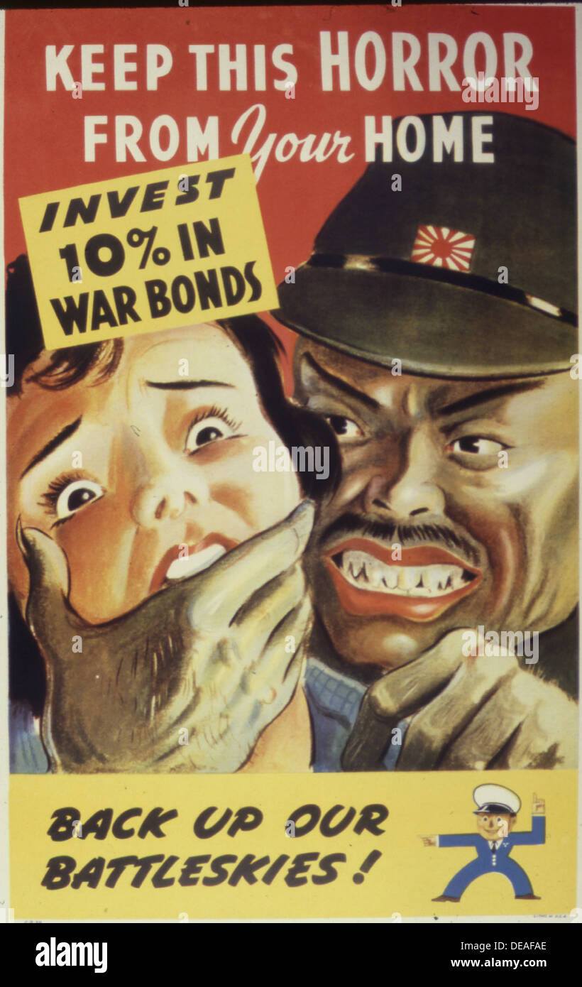 Questo poster dell'era della seconda guerra mondiale esorta i cittadini a investire il 10% del loro reddito in obbligazioni di guerra per sostenere lo sforzo bellico, incluso il sostegno dell'aeronautica durante le battaglie. Foto Stock