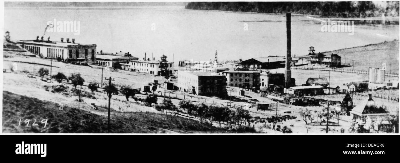 Il penitenziario di McNeil Island, situato a Puget Sound, Washington, era una prigione federale nota per ospitare detenuti di alta sicurezza. L'isola ospitò prigionieri dalla sua istituzione negli anni '1870 fino alla sua chiusura nel 2011. Foto Stock