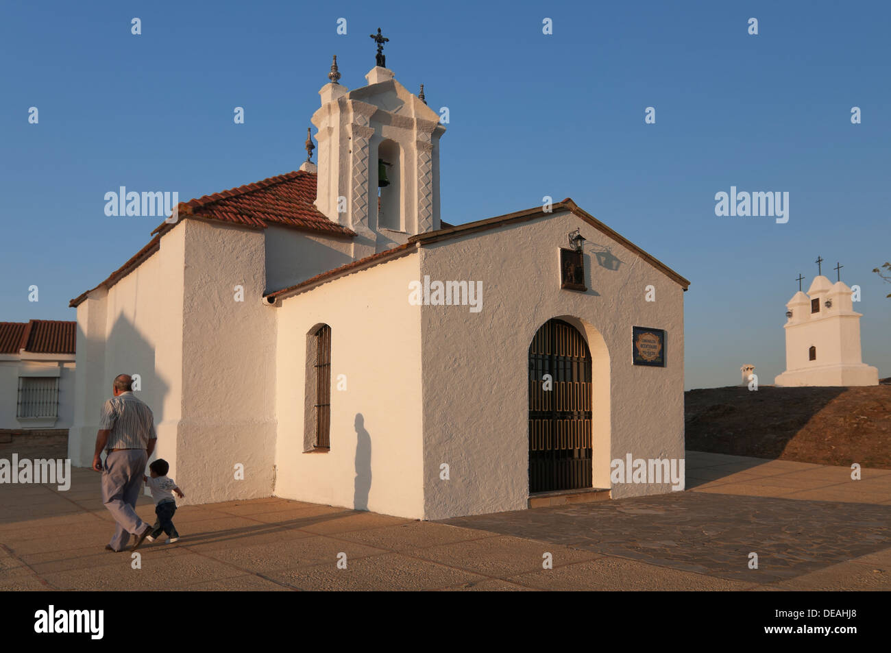 Santuario del Santo Sepolcro, Zalamea la Real, Huelva-provincia, regione dell'Andalusia, Spagna, Europa Foto Stock