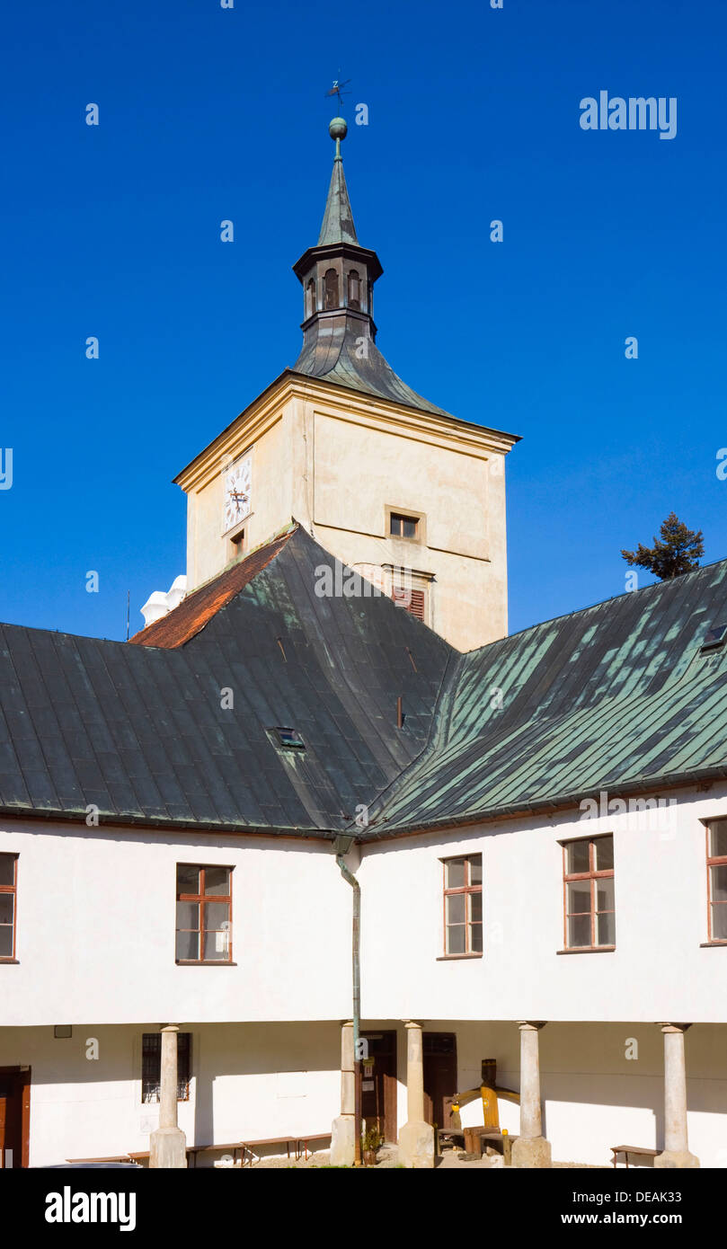 Chateau, monumento culturale, Strilky, Kromeriz distretto, Zlin regione Moravia Repubblica Ceca, Europa Foto Stock