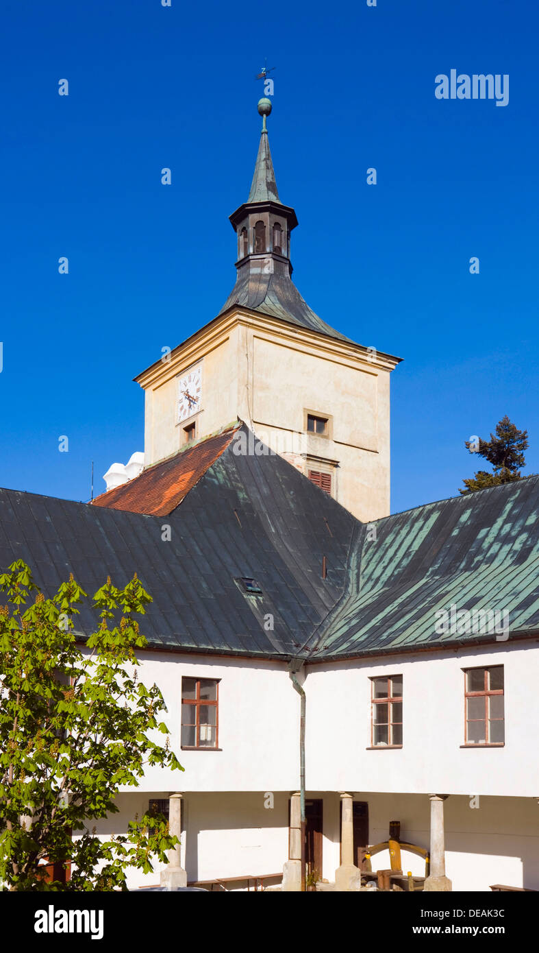 Chateau, monumento culturale, Strilky, Kromeriz distretto, Zlin regione Moravia Repubblica Ceca, Europa Foto Stock