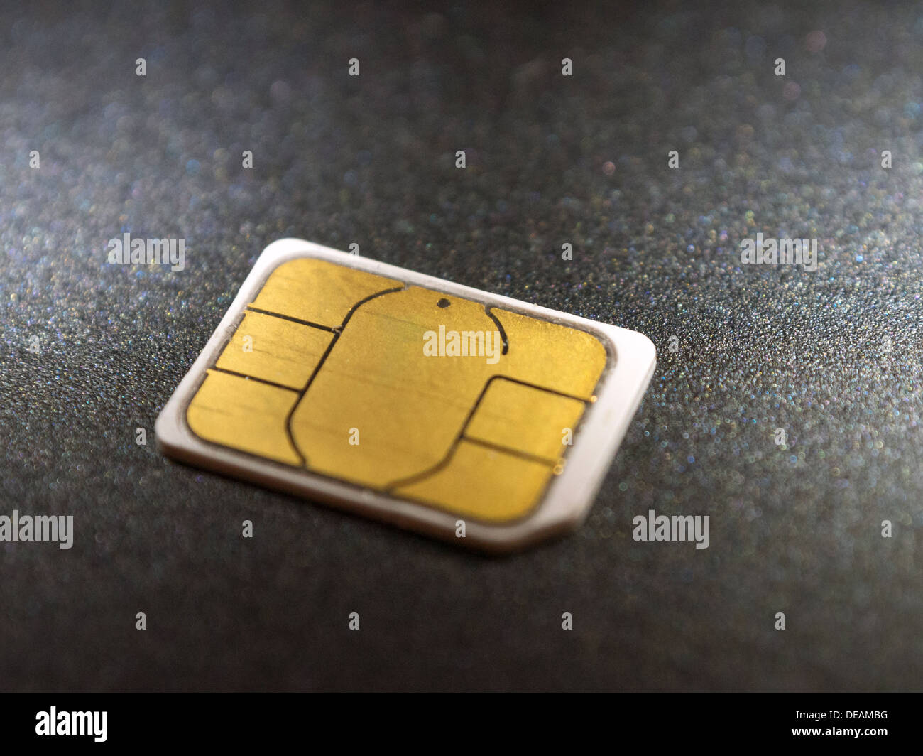 Nano SIM per Apple iPhone 5, iPhone 5c e l'iPhone 5S Foto Stock