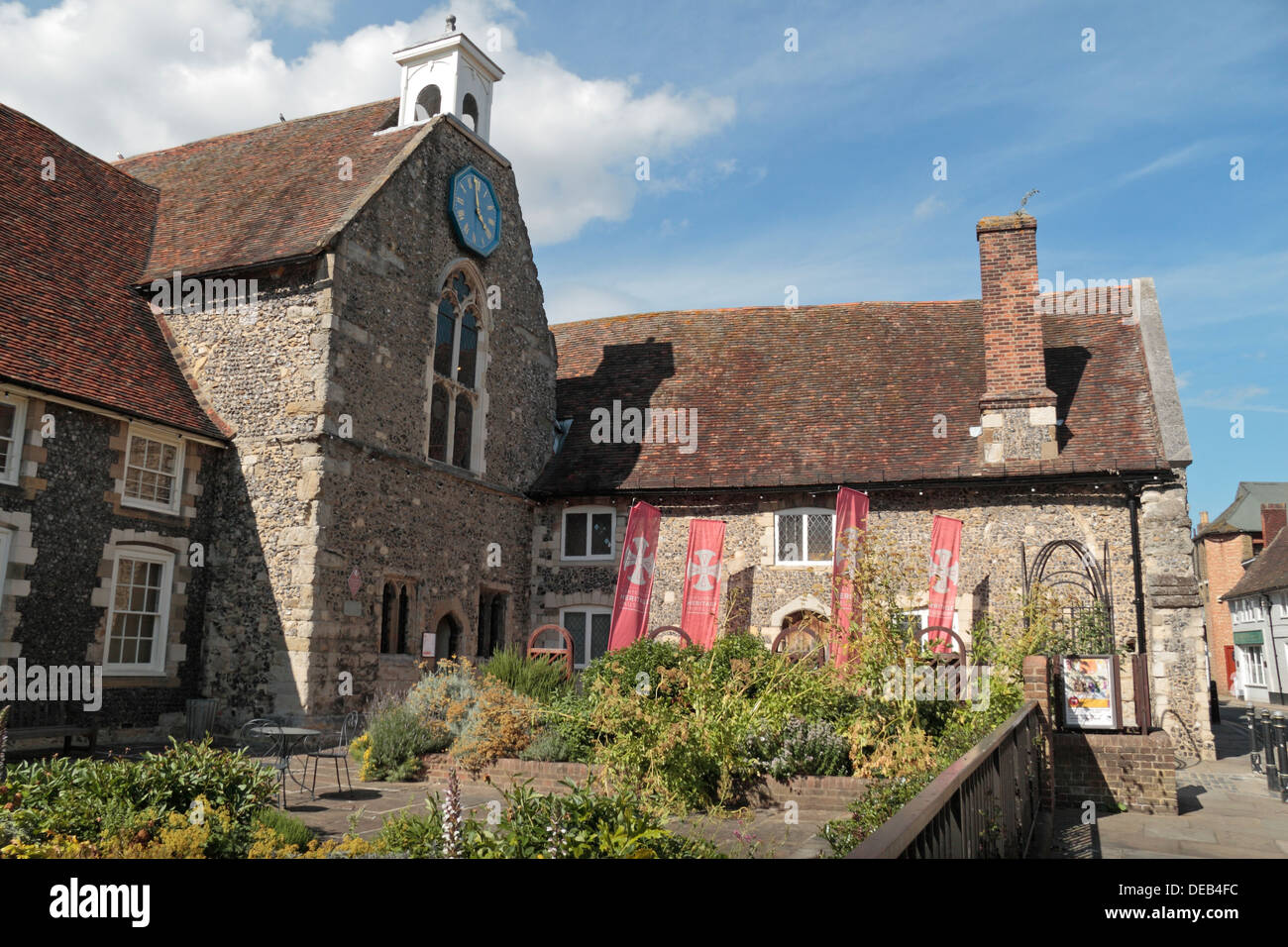 Canterbury Heritage Museum (precedentemente i poveri sacerdoti ospedale), Canterbury, Kent, Regno Unito. Foto Stock