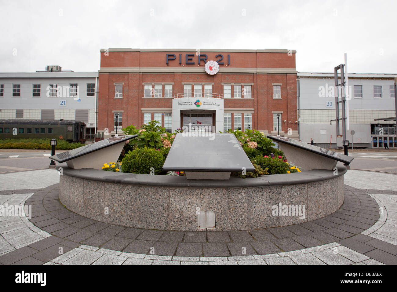 Museo canadese di immigrazione al Molo 21 Halifax Nova Scotia Foto Stock