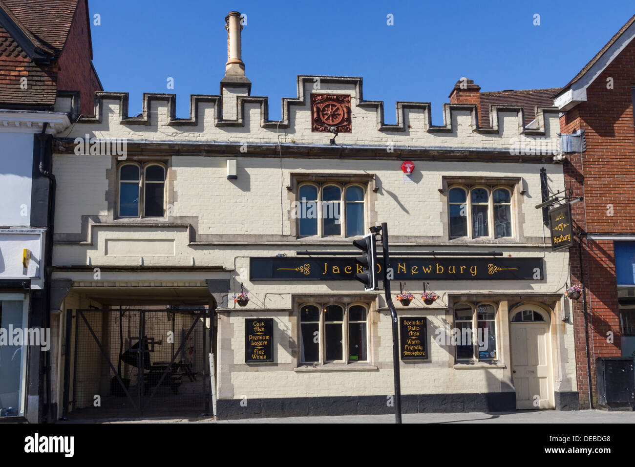 Inghilterra Berkshire Newbury, Jack di Newbury pub Foto Stock