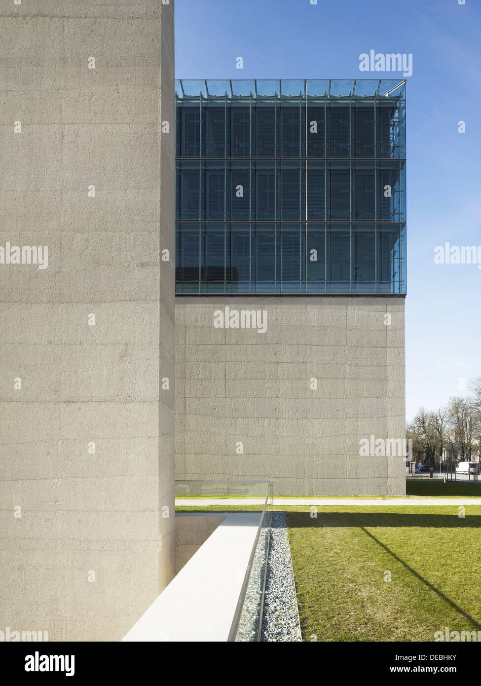 Museo Statale di arte egizia, Università di televisione e film, Muenchen, Germania. Architetto: Pietro Boehm Architekten, 2011. Foto Stock