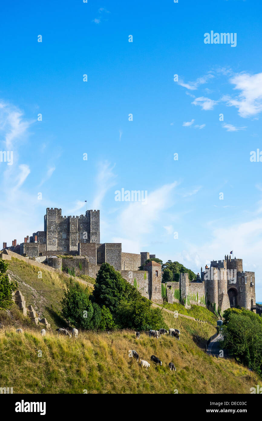 Il castello di Dover English Heritage Kent REGNO UNITO Foto Stock