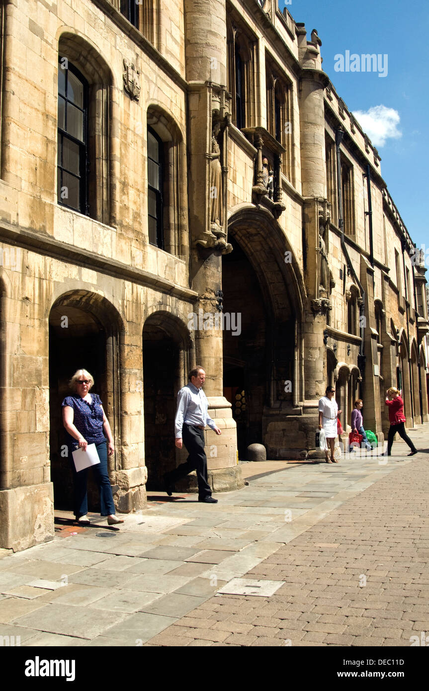 Lincoln City Gate Foto Stock