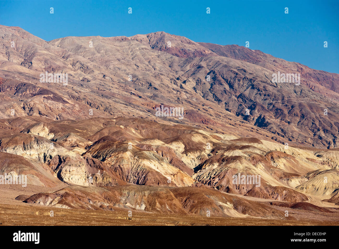 Le colline di artisti Drive, Death Valley, California, Stati Uniti d'America. JMH5390 Foto Stock