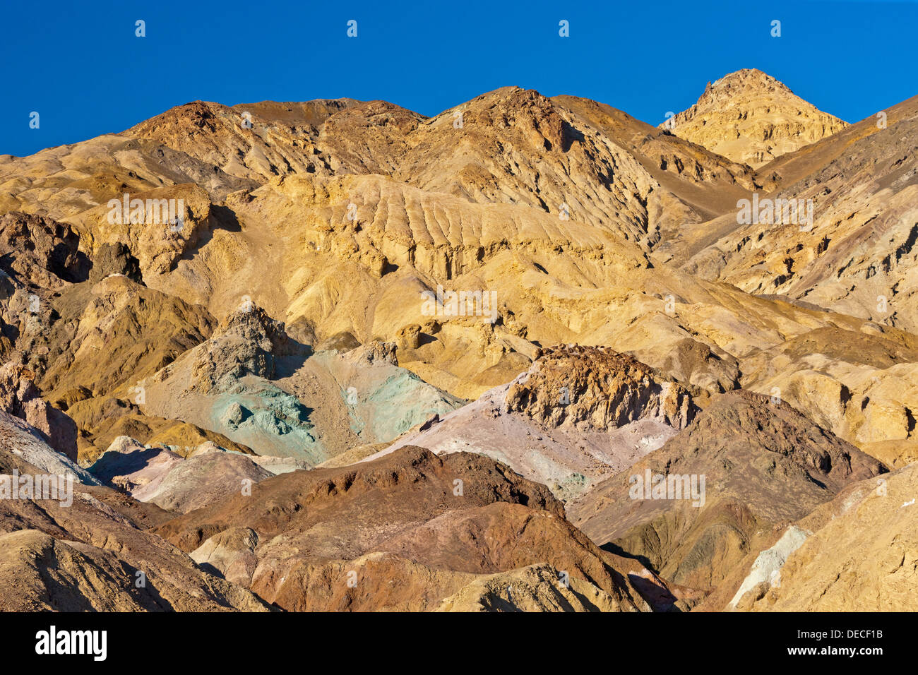 Le colline di artisti Drive, Death Valley, California, Stati Uniti d'America. JMH5391 Foto Stock