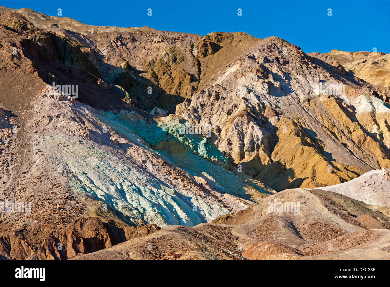 Le colline di artisti Pallet, Death Valley, California, Stati Uniti d'America. JMH5394 Foto Stock