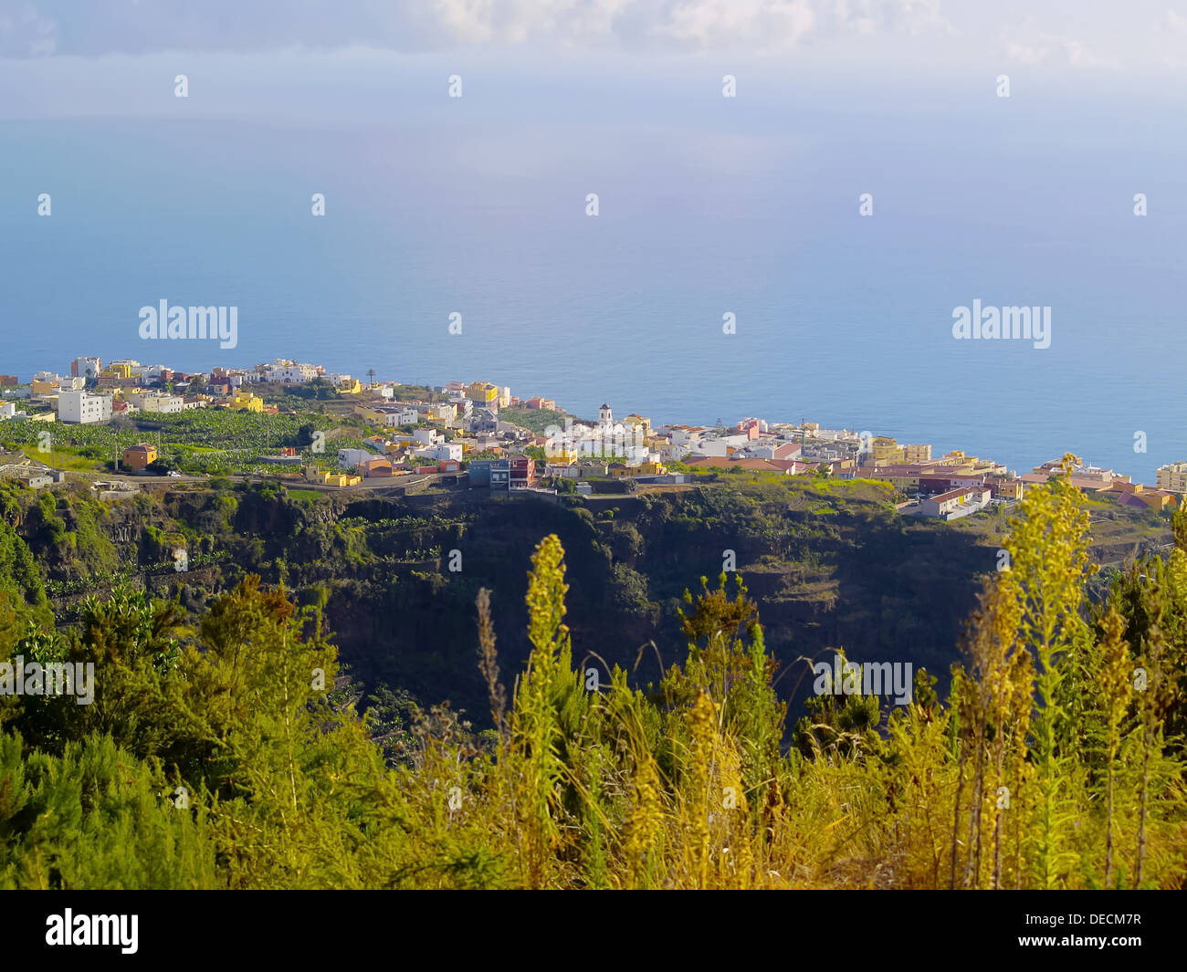 Los salse - città sull'isola di La Palma Isole Canarie Spagna Foto Stock