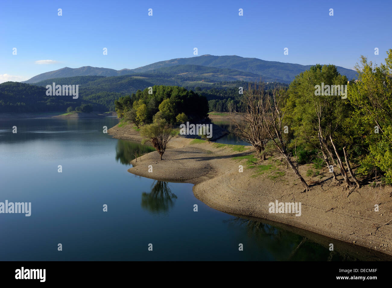 Italia, Basilicata, Parco Nazionale Appennino Lucano Val d'Agri, Lago di Pertusillo Foto Stock