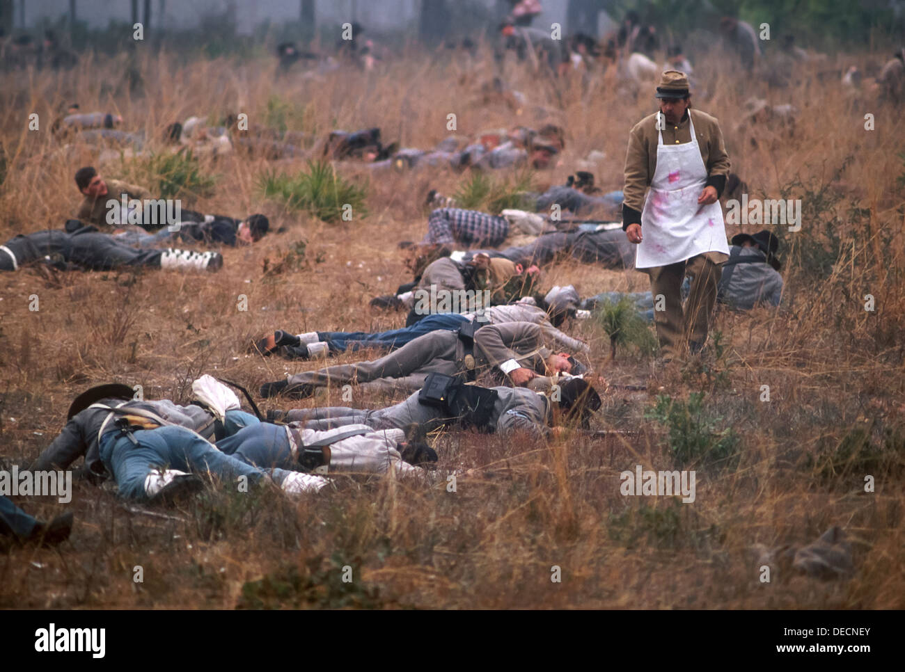 Campo di Battaglia di Olustee stato storico Parco ricorda il sito della Florida la più grande guerra civile battaglia il 20 febbraio 1864. Foto Stock