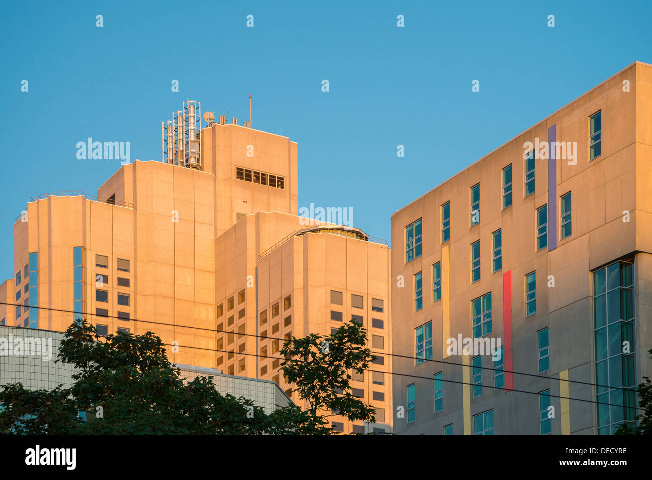 Jim Pattison Pavilion, Gordon & Leslie Diamond Centro Sanitario Vancouver General Hospital, British Columbia, Canada Foto Stock