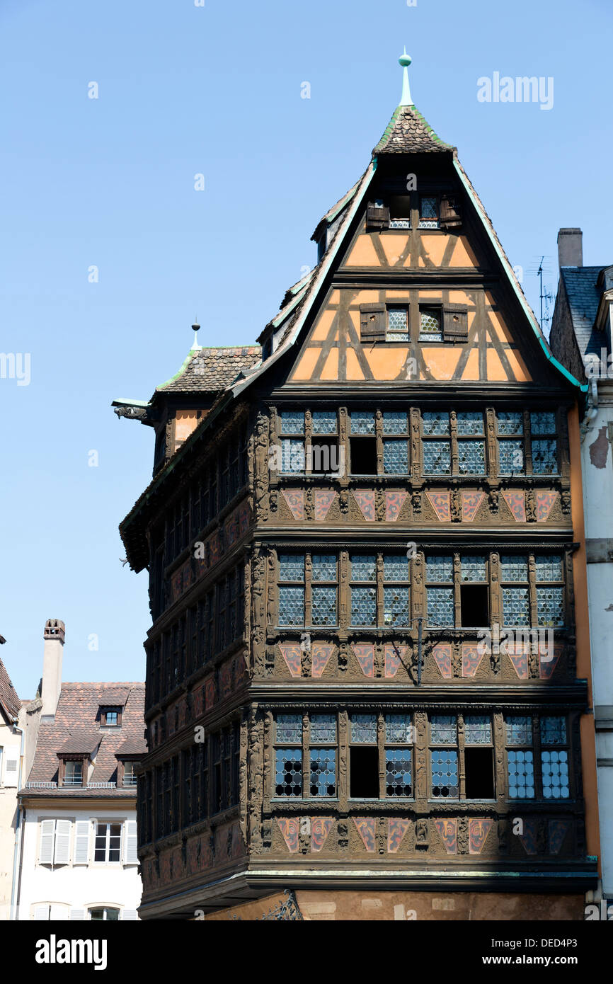 La famosa casa Kammerzell a Strasburgo, Francia Foto Stock