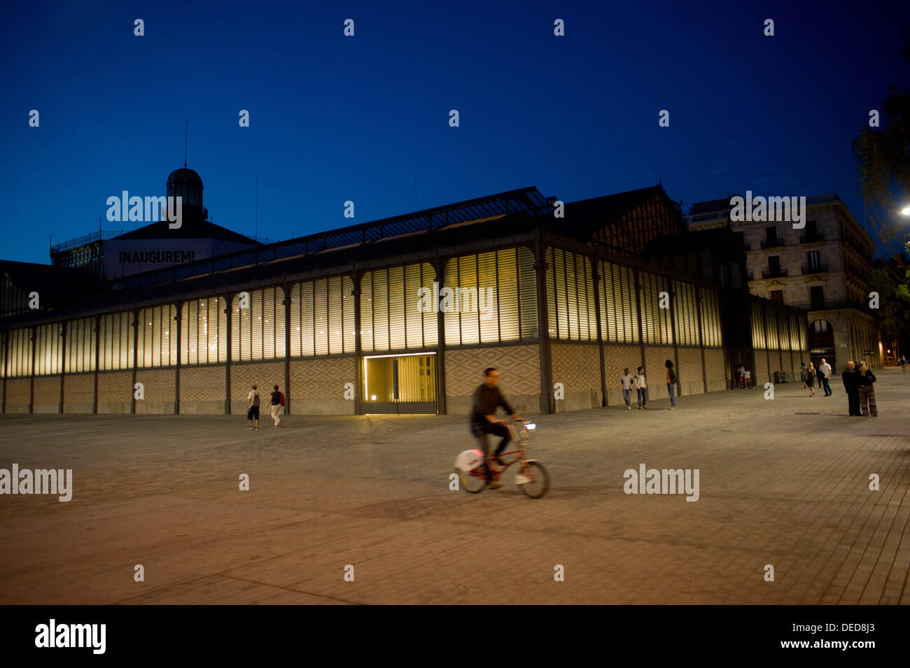 Mercat del Born edificio di Barcellona. Foto Stock