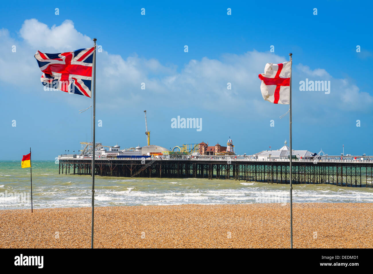 Il Brighton Pier. Regno Unito Foto Stock