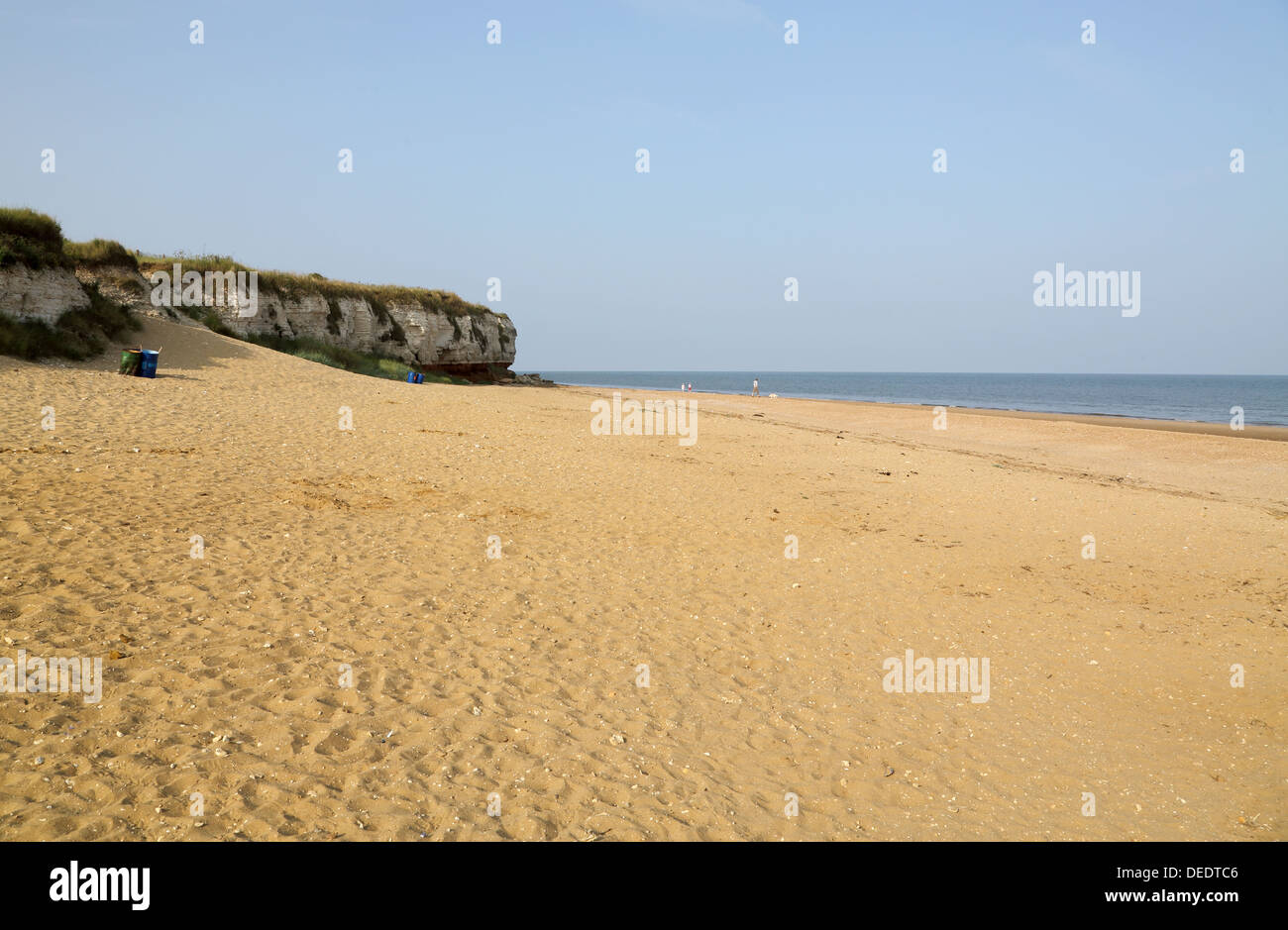 La spiaggia a hunstanton sulla Costa North Norfolk Foto Stock