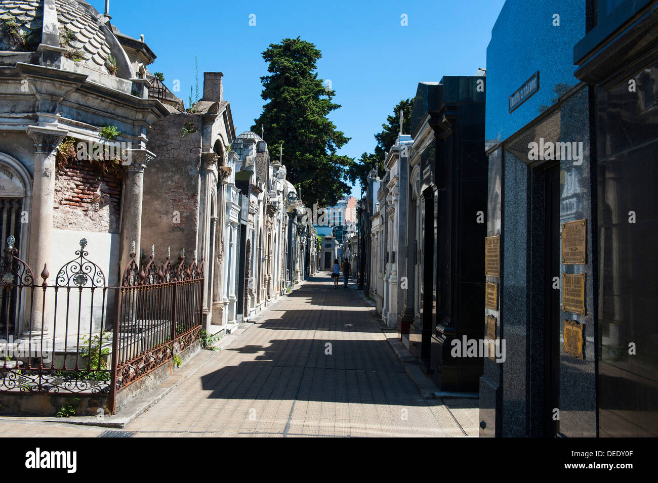 La Recoleta Cemetery, Buenos Aires, Argentina, Sud America Foto Stock