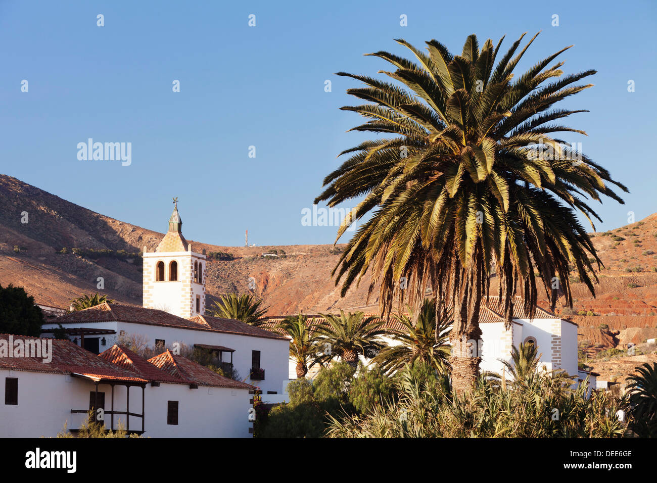 La Iglesia de Santa Maria, Betancuria, Fuerteventura, Isole Canarie, Spagna, Europa Foto Stock