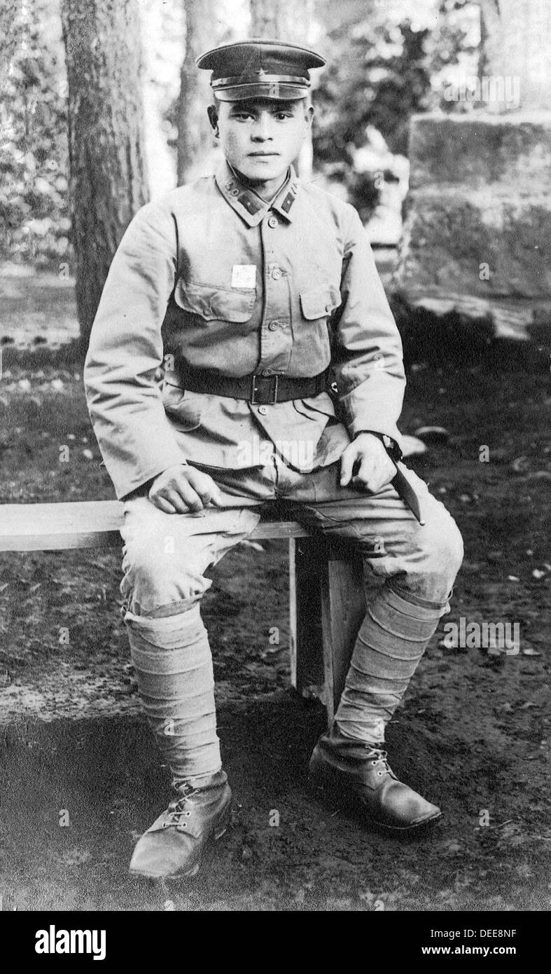 I soldati giapponesi in uniforme degli anni trenta-1940s Foto Stock