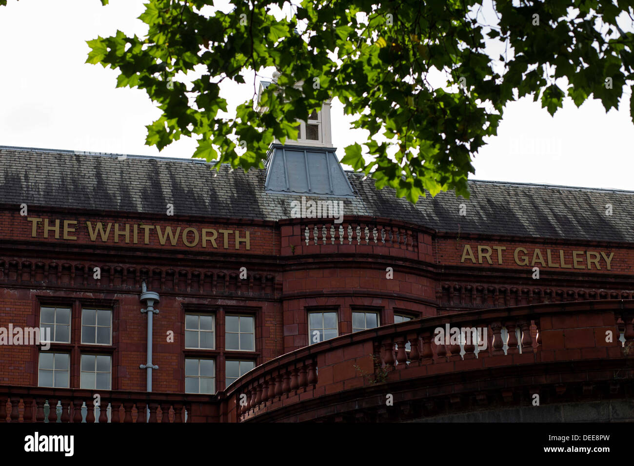 Whitworth Art Gallery di Whitworth Park , Manchester 28/08/13 Foto Stock