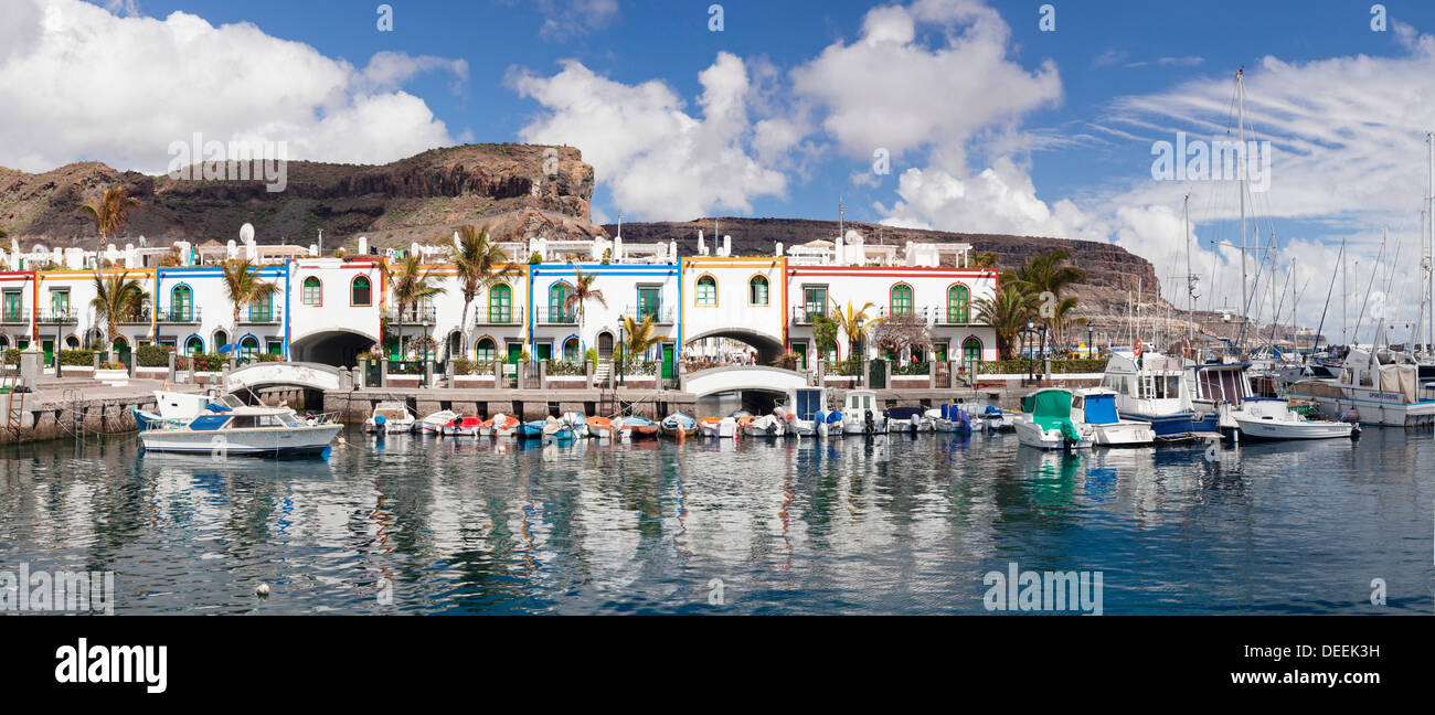 Puerto de Mogan, Gran Canaria Isole Canarie Spagna, Atlantico, Europa Foto Stock