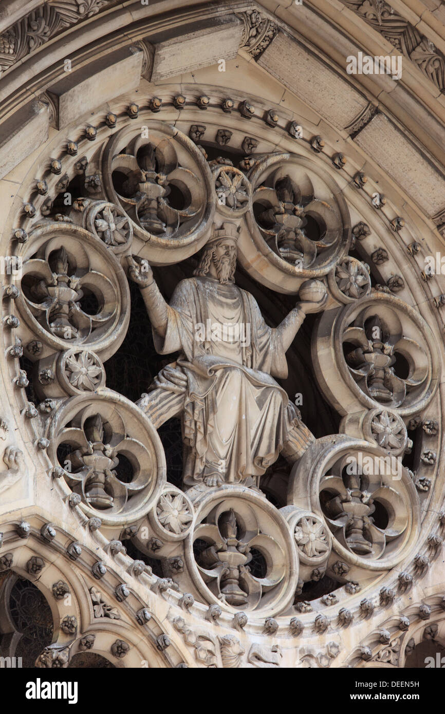 Cattedrale di San Giovanni il divino nella città di New York, Stati Uniti d'America. Foto Stock