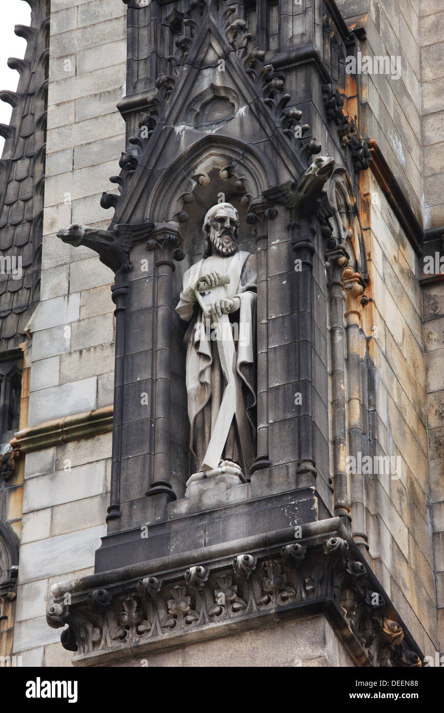 Cattedrale di San Giovanni il divino nella città di New York, Stati Uniti d'America. Foto Stock