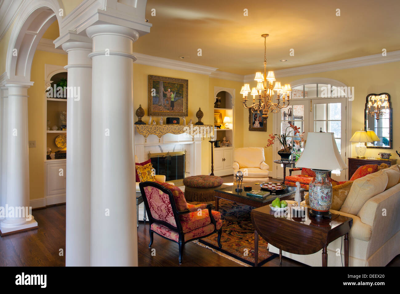 Casa di lusso interno in Nashville Tennessee, USA Foto Stock