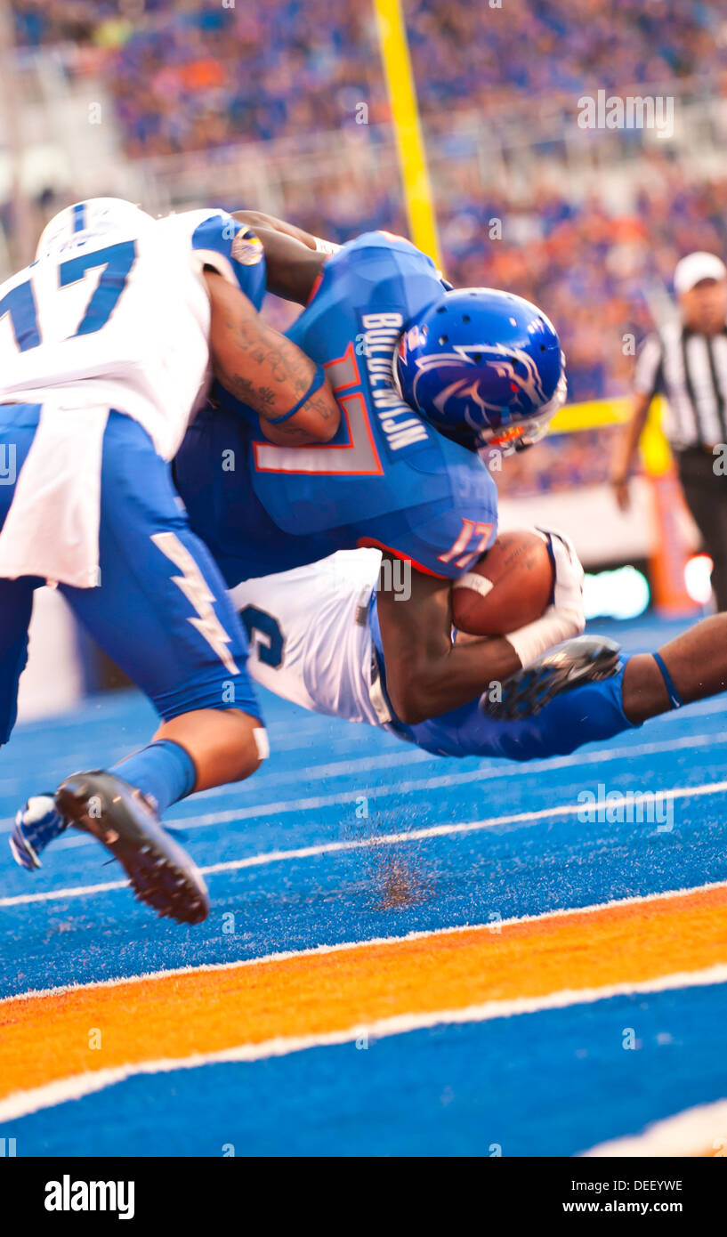Bose Università dello stato del gioco del calcio a Bronco Stadium pagato nel 2013,città di Boise Boise, Idaho Foto Stock