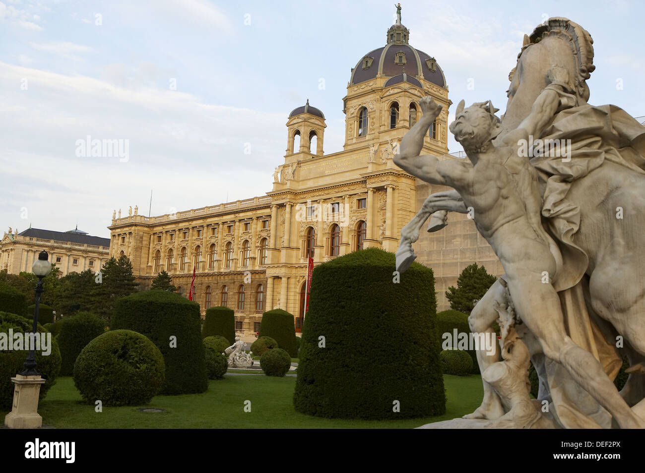 Kunsthistorisches Museum (Museo di Storia dell'arte) a Maria-Theresien-Platz, Vienna. Austria Foto Stock