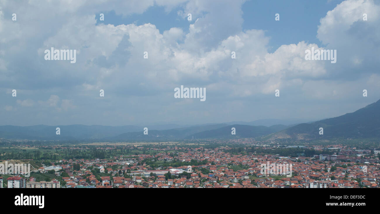 Ohrid il Nord vista Foto Stock