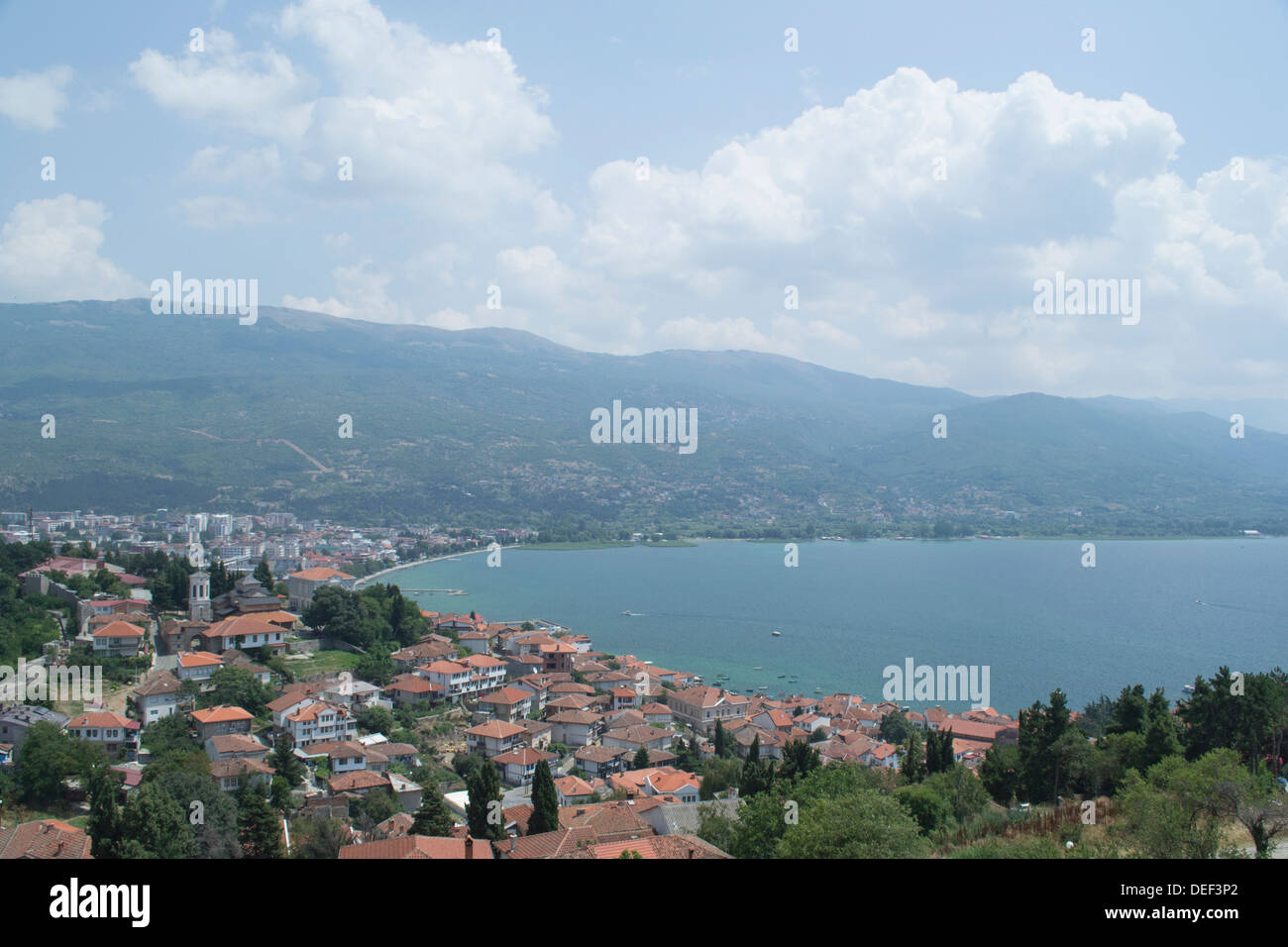 Lago di Ohrid Foto Stock