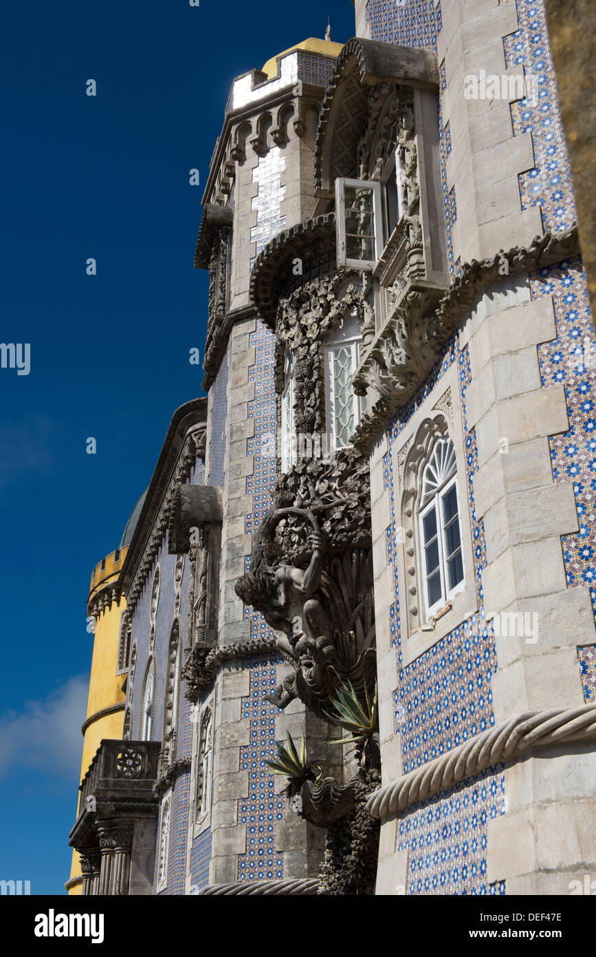 Pena nel Palazzo di Sintra, Portogallo Foto Stock