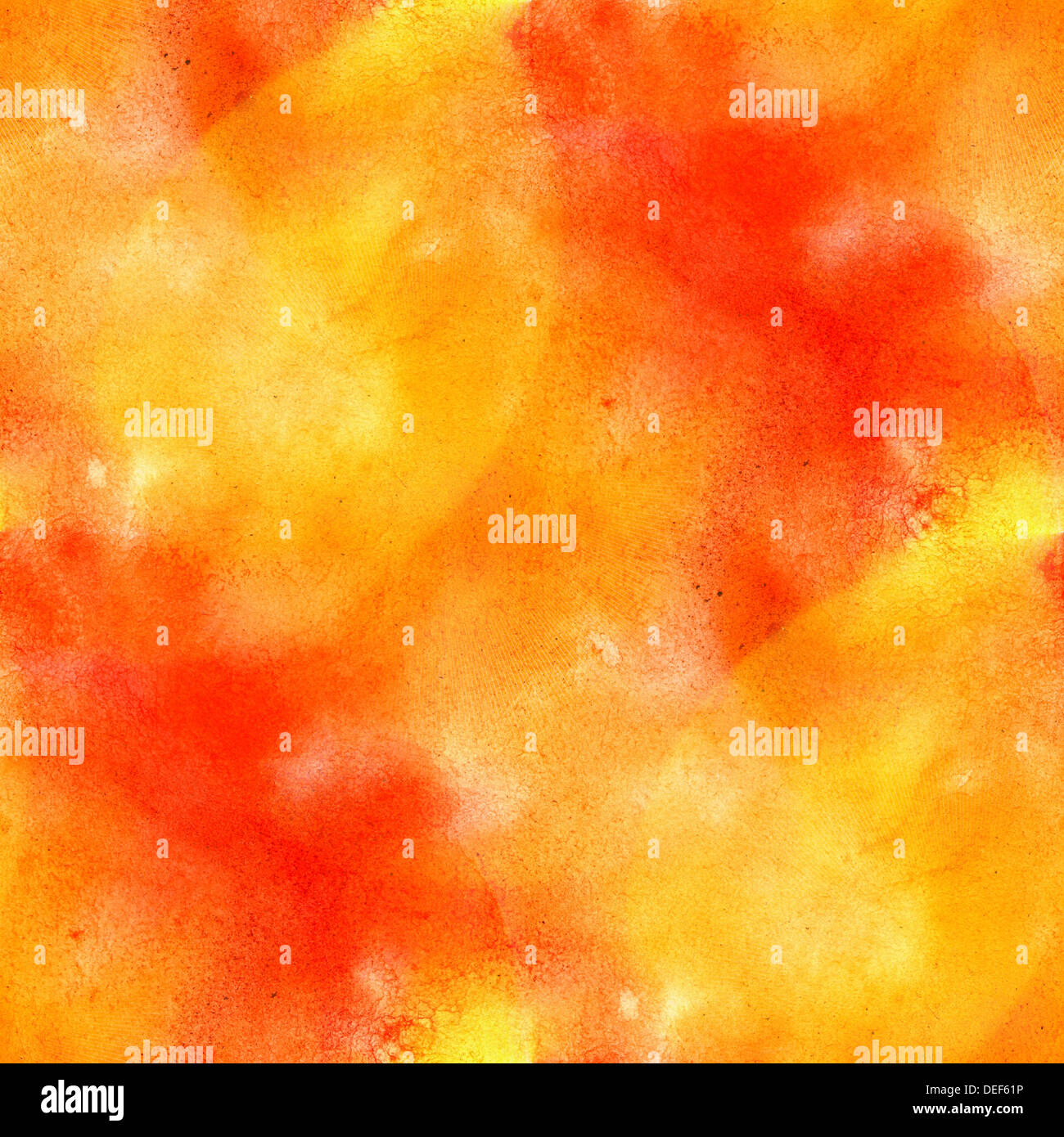 Abbagliamento da acquerello orange pennellate con lo spazio per il tuo testo Foto Stock