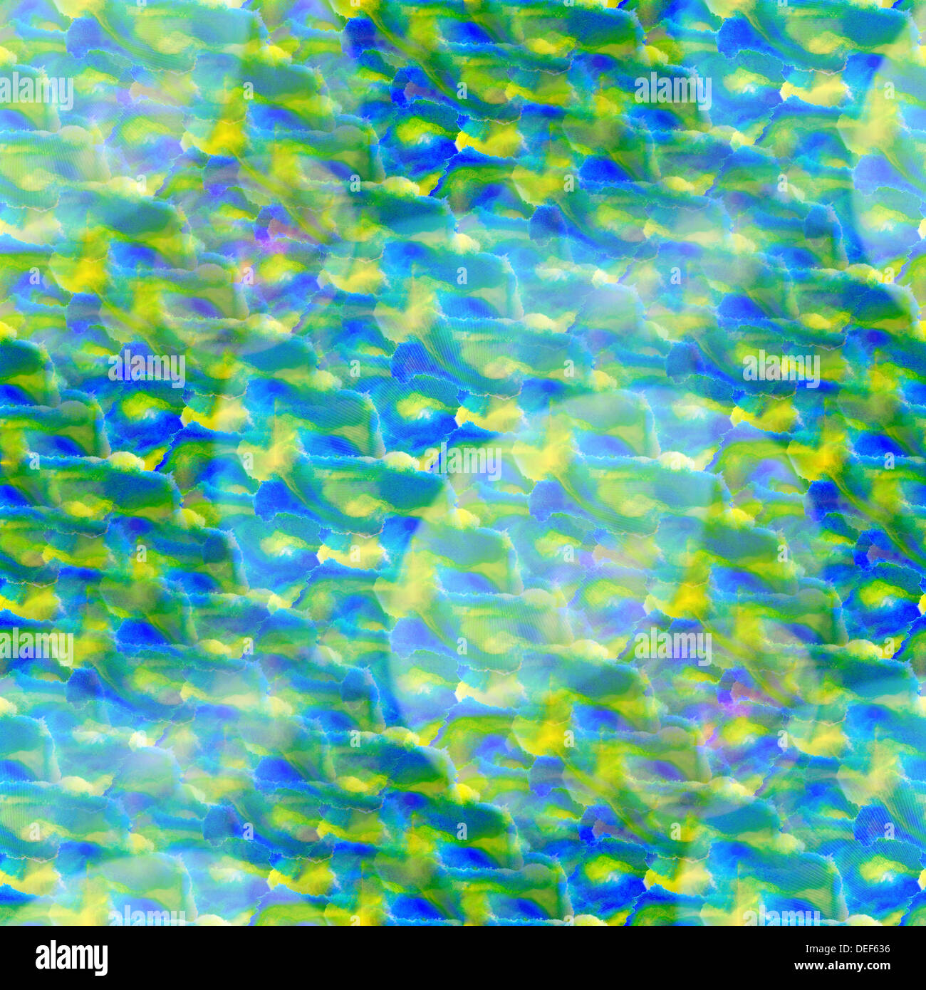 Abbagliamento da giallo blu vernice verde acquerello seamless texture con macchie e striature Foto Stock Abbagliamento da giallo blu vernice verde acquerello seamless texture con macchie e striature Foto Stock