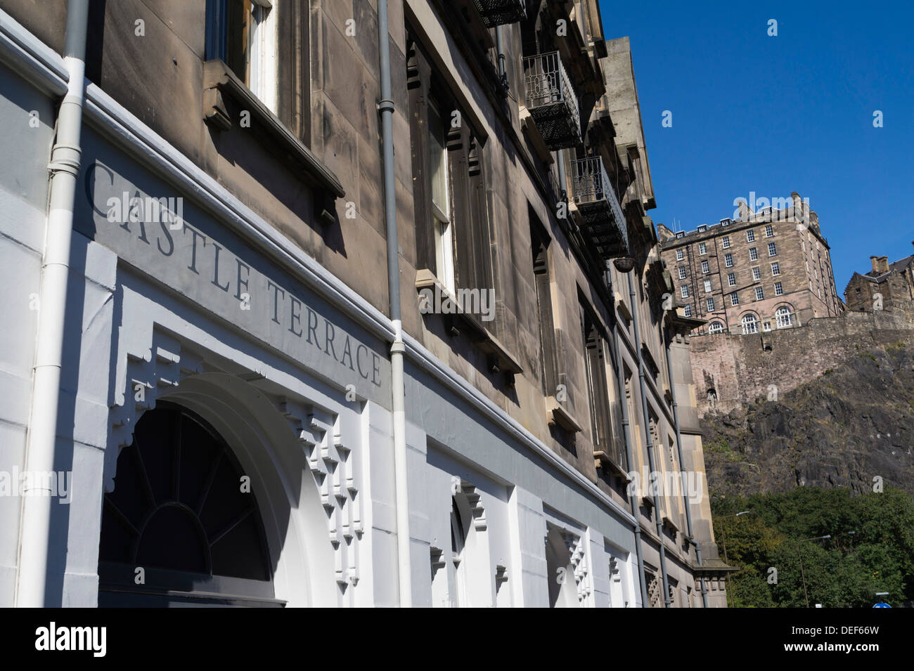 Castle Terrace Restaurant Edinburgh Foto Stock
